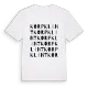 Korpklint ordlek t-shirt