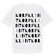 Korpklint ordlek t-shirt