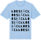 Blue Soul t-shirt med Korsbäck ordlek t-shirt