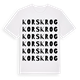 Korskrog ordlek t-shirt