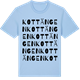 Blue Soul t-shirt med Kottängen ordlek t-shirt