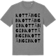 Mid Heather Gray t-shirt med Kottängen ordlek t-shirt