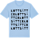 Blue Soul t-shirt med Kottsätter ordlek t-shirt