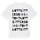 Kottsätters gamla tomt ordlek t-shirt