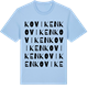 Blue Soul t-shirt med Koviken ordlek t-shirt
