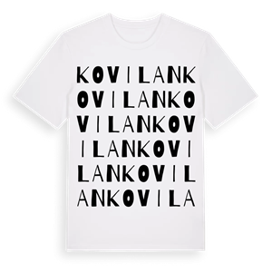 Kovilan ordlek t-shirt – ekologisk bomull t-shirt från Pinshirt