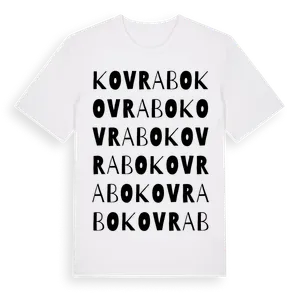 Kovrabo ordlek t-shirt – ekologisk bomull t-shirt från Pinshirt