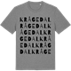Mid Heather Gray t-shirt med Krågedal ordlek t-shirt