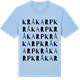 Blue Soul t-shirt med Kråkarp ordlek t-shirt