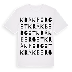 Kråkberget ordlek t-shirt – ekologisk bomull t-shirt från Pinshirt