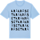 Blue Soul t-shirt med Kråknäset ordlek t-shirt