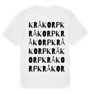 Kråkorp ordlek t-shirt – ekologisk bomull t-shirt från Pinshirt