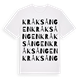 Kråksången ordlek t-shirt