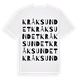 Kråksundet ordlek t-shirt