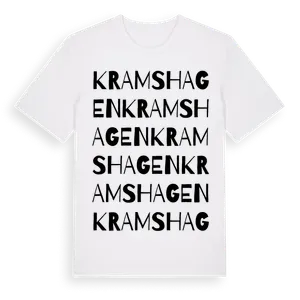Kramshagen ordlek t-shirt – ekologisk bomull t-shirt från Pinshirt