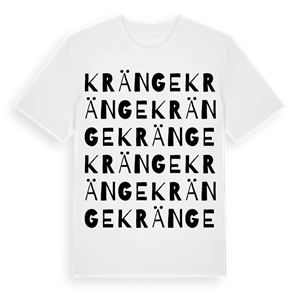 Kränge ordlek t-shirt – ekologisk bomull t-shirt från Pinshirt
