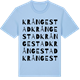 Blue Soul t-shirt med Krångestad ordlek t-shirt