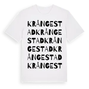 Krångestad ordlek t-shirt – ekologisk bomull t-shirt från Pinshirt