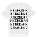 Kranken ordlek t-shirt