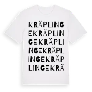 Kräplinge ordlek t-shirt – ekologisk bomull t-shirt från Pinshirt