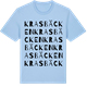 Blue Soul t-shirt med Krasbäcken ordlek t-shirt