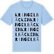 Blue Soul t-shirt med Kringelbäcken ordlek t-shirt