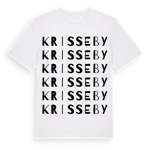 Krisseby ordlek t-shirt – ekologisk bomull t-shirt från Pinshirt