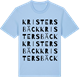 Blue Soul t-shirt med Kristersbäck ordlek t-shirt