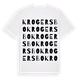 Krogersbo ordlek t-shirt