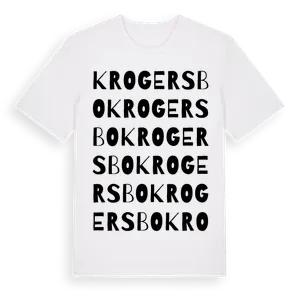 Krogersbo ordlek t-shirt – ekologisk bomull t-shirt från Pinshirt