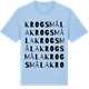 Blue Soul t-shirt med Krogsmåla ordlek t-shirt