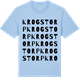 Blue Soul t-shirt med Krogstorp ordlek t-shirt