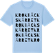 Blue Soul t-shirt med Krokbäckskärret ordlek t-shirt