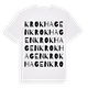 Krokhagen ordlek t-shirt