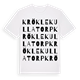 Kröklekullatorp ordlek t-shirt