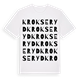 Krokseryd ordlek t-shirt