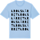 Blue Soul t-shirt med Krokskärret ordlek t-shirt