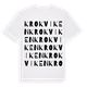 Krokviken ordlek t-shirt