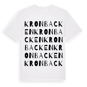 Kronbacken ordlek t-shirt – ekologisk bomull t-shirt från Pinshirt