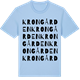 Blue Soul t-shirt med Krongården ordlek t-shirt