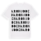 Kronudden ordlek t-shirt