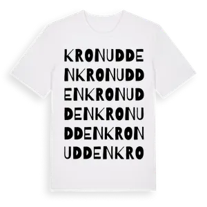Kronudden ordlek t-shirt – ekologisk bomull t-shirt från Pinshirt