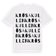 Krösakullen ordlek t-shirt