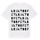 Kruktorpet ordlek t-shirt