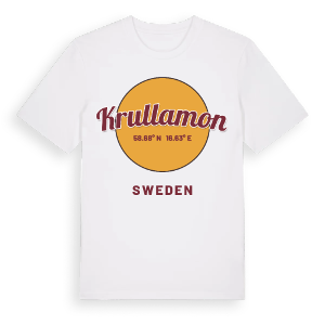 Krullamon cirkel t-shirt – ekologisk bomull t-shirt från Pinshirt
