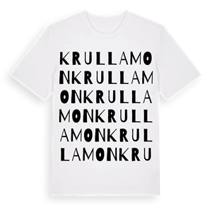 Krullamon ordlek t-shirt – ekologisk bomull t-shirt från Pinshirt