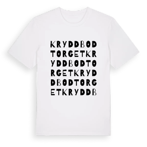 Kryddbodtorget ordlek t-shirt – ekologisk bomull t-shirt från Pinshirt