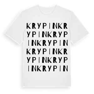 Krypin ordlek t-shirt – ekologisk bomull t-shirt från Pinshirt