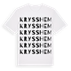 Krysshem ordlek t-shirt