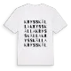 Krysskälla ordlek t-shirt